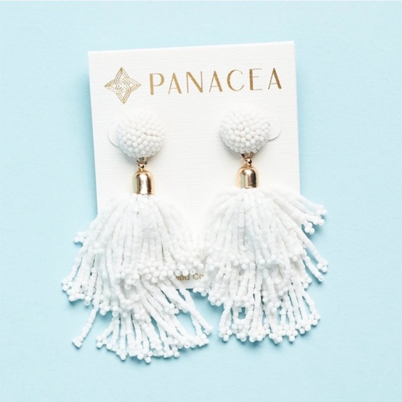 Panacea Cache Jewelry - Panacea beaded tassel earrings
